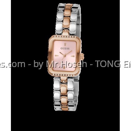 GUESS Ladies 2-Tone Rose Gold Tone Analog 22mm Watch GW0865L5